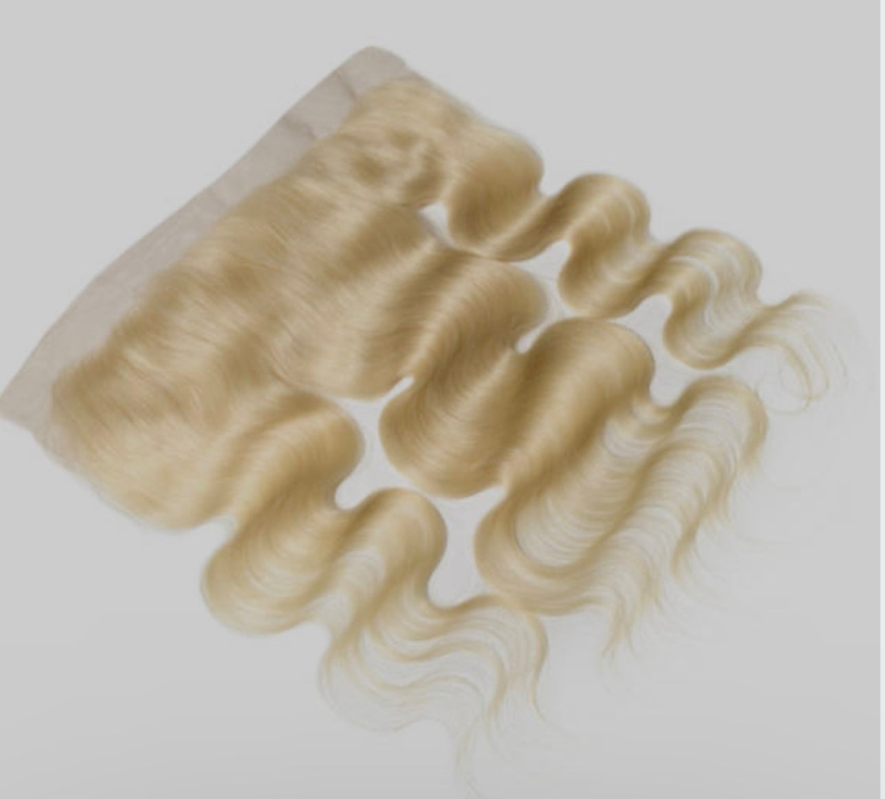 Transparent Blonde Frontals